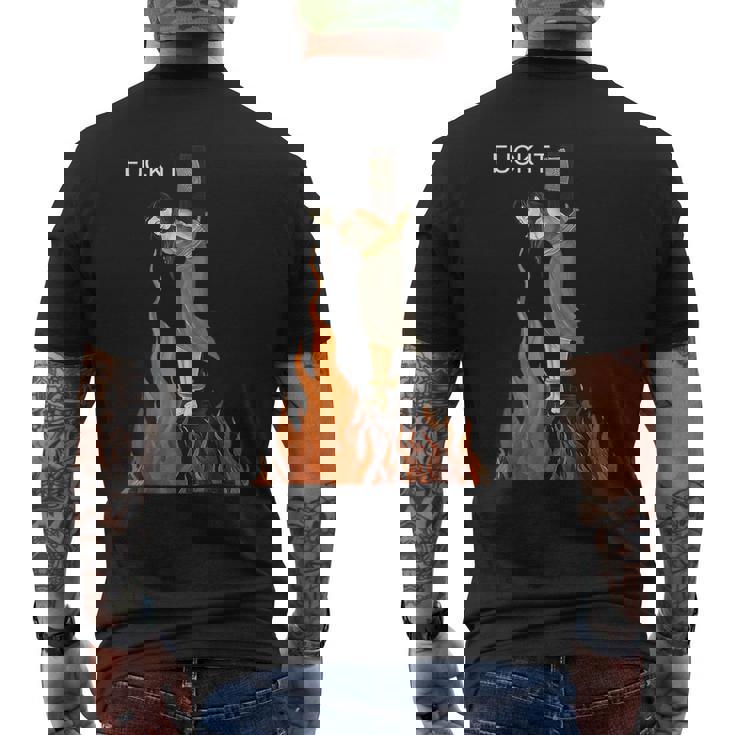 Fuck It - Hexe In Flammen Tank Top | Cooles Statement Shirt Für Frauen