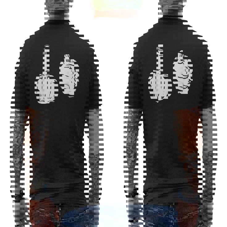 Fuck You シャツ 中指ポインティング Fuk You FUck You メンズTシャツ バックプリント