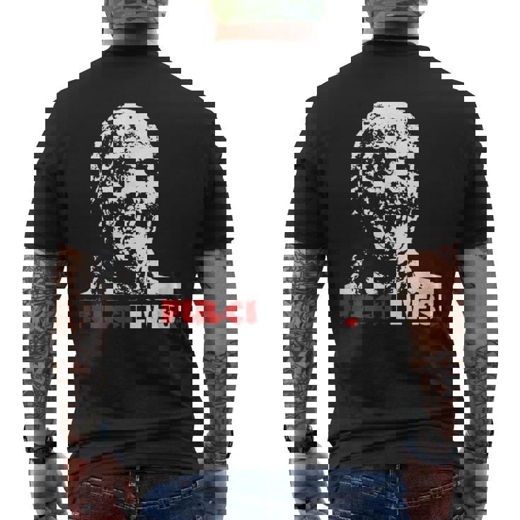 Fulci Livesゾンビホラー映画tシャツ メンズTシャツ バックプリント