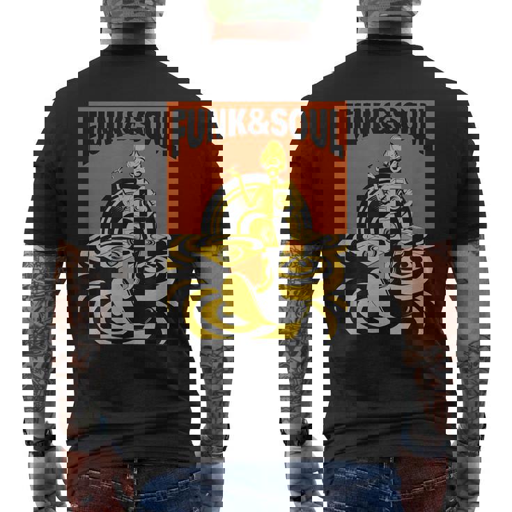 Funk &Oul Music Oldchool Records フィットtシャツ メンズTシャツ バックプリント