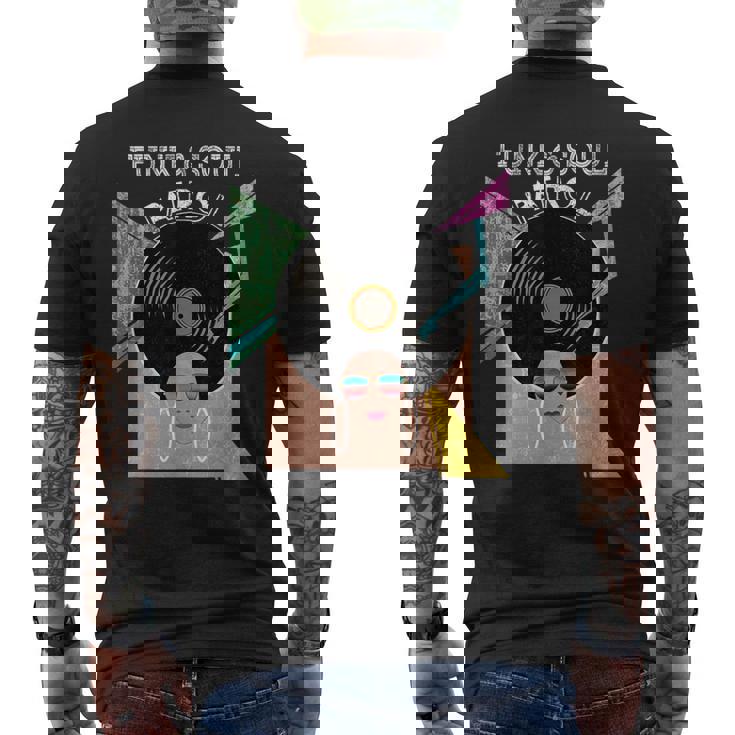 Funk &Oul Patrol 70年代80年代ビンテージアフログラフィックミュージックシャツ メンズTシャツ バックプリント