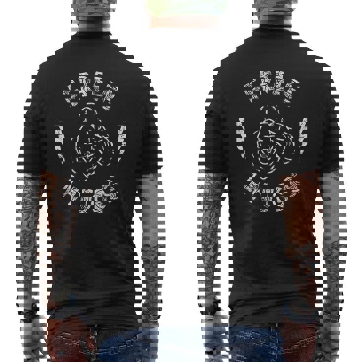 Bjjシャツ ブラジリアン柔術着フリーハグ メンズTシャツ バックプリント