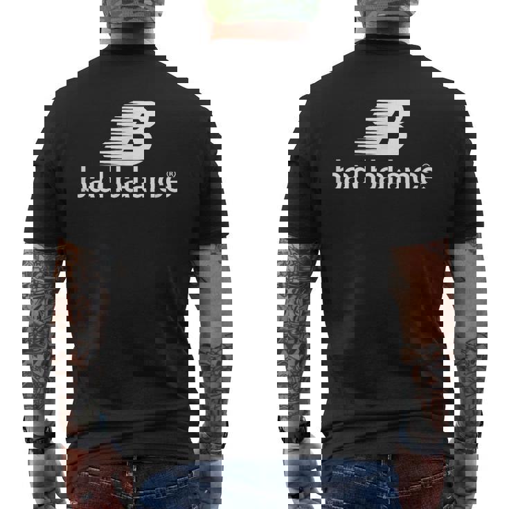 Parody 賢い人のための悪いバランスのクールなデザイン メンズTシャツ バックプリント