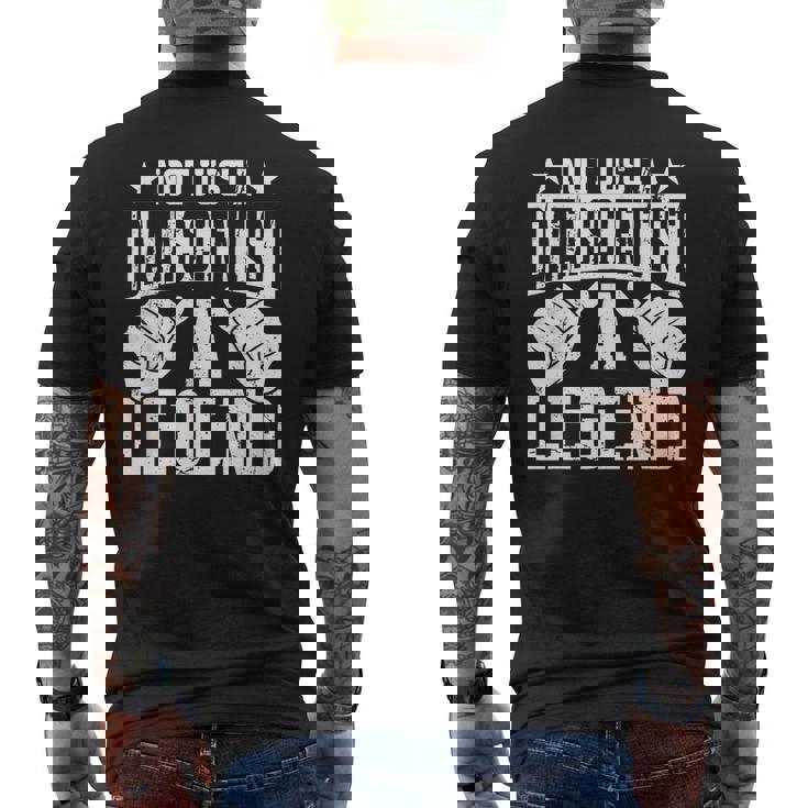 Profession Quote Datacientist メンズTシャツ バックプリント