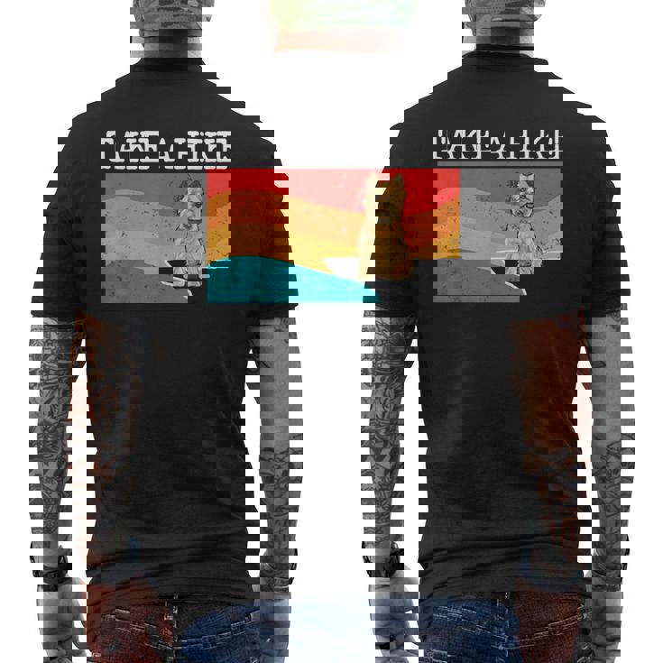 Take A Hike ケアンテリア グラフィック ハイキング メンズTシャツ バックプリント