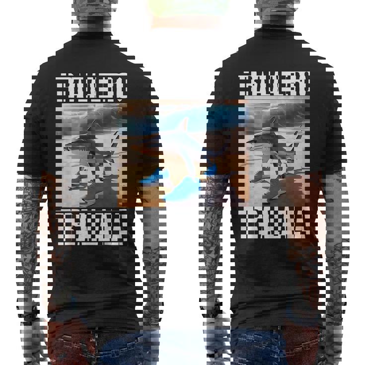 Tralalero Tralala イタリア Brainrot Gen Z メンズTシャツ バックプリント