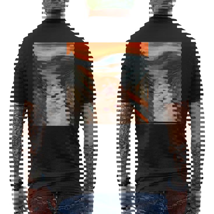 cared Hamster Memecream グラフィックtシャツ レディース メンズ メンズTシャツ バックプリント