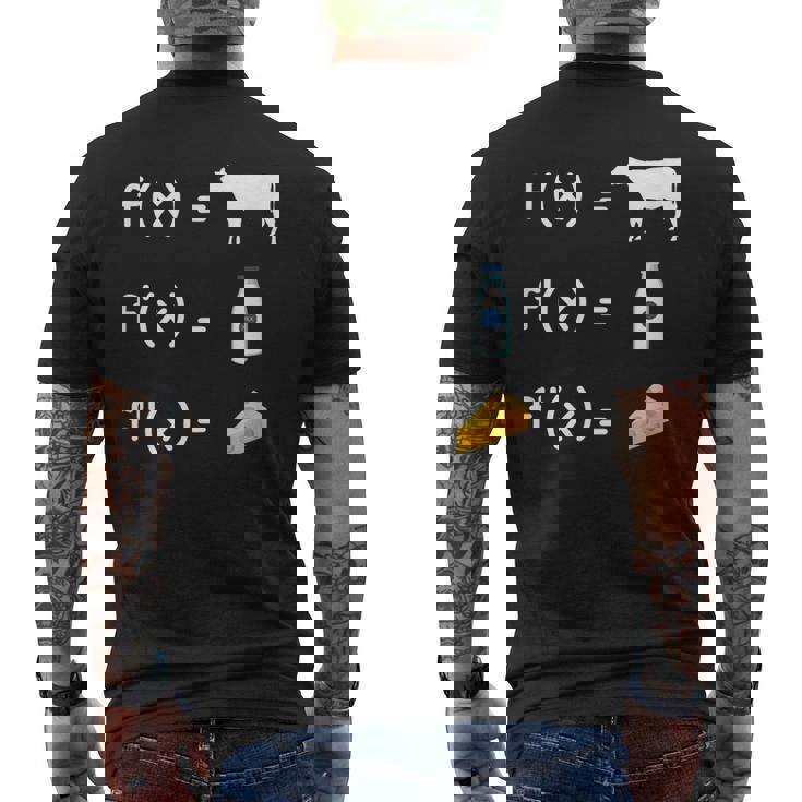 FX F'x F''x 関数 微分 微分積分 微分方程式 導関数 積分法 積分証明 数学好き メンズTシャツ バックプリント