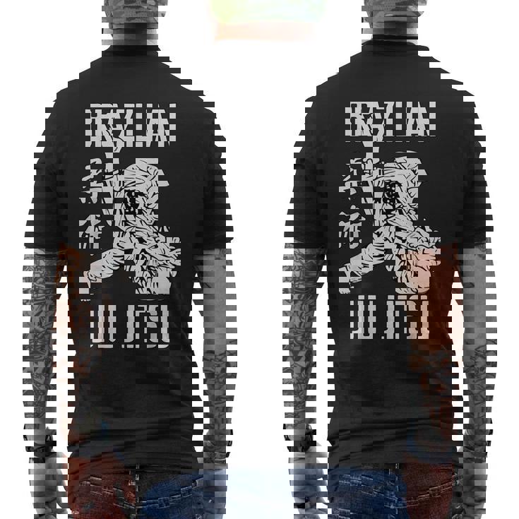 Gee Jiu Jitsu ブラジリアン柔術 柔術 格闘技 格闘技 メンズTシャツ バックプリント