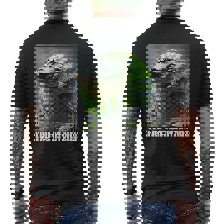 Glorbo Fruttodrillo イタリアンブレインロットミーム メンズTシャツ バックプリント