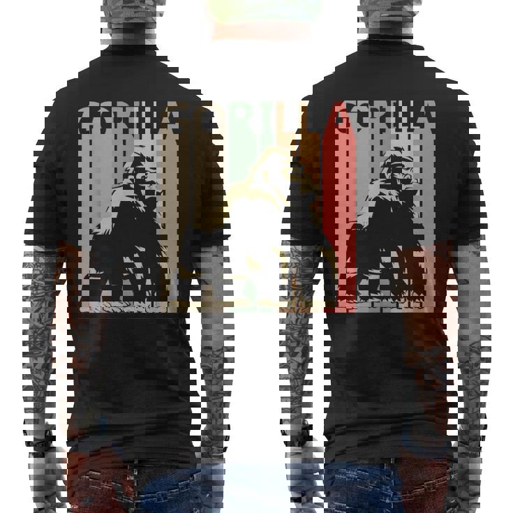 Gorilla ゴリラ メンズTシャツ バックプリント