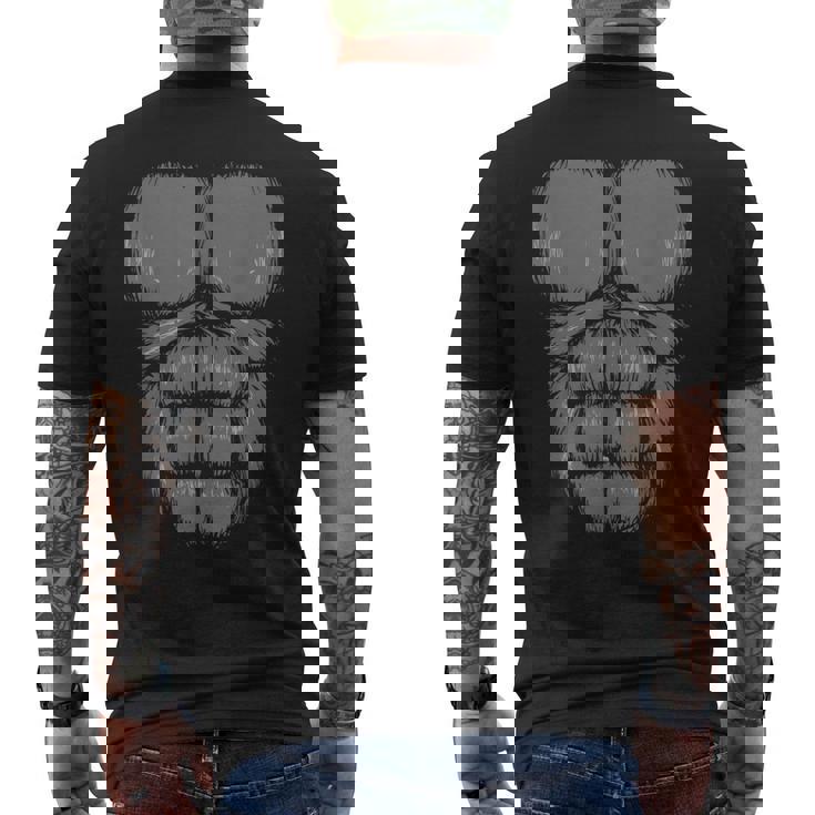 Gorilla チェスト 紙吹雪 カーニバル ファンシードレス ゴリラ メンズTシャツ バックプリント