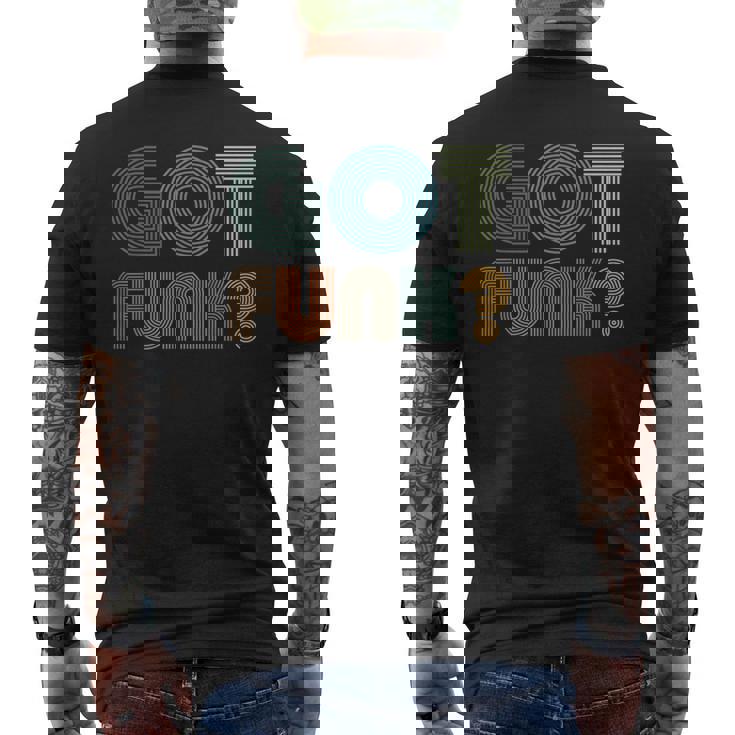 Got Funk Music レトロヴィンテージ風 70年代風 メンズTシャツ バックプリント