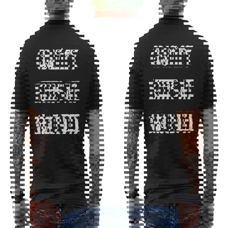 Gravity Keep Me Grounded。 長袖tシャツ メンズTシャツ バックプリント