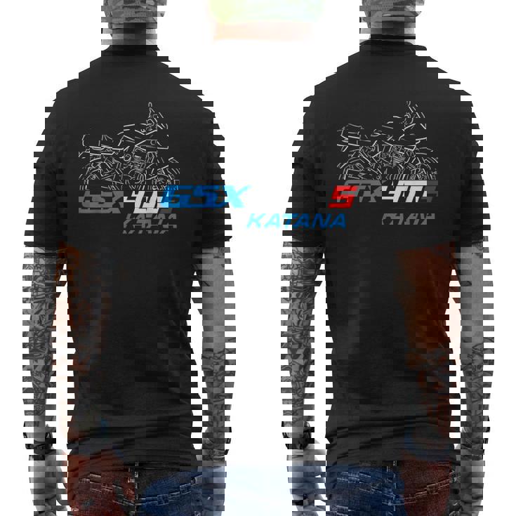 Gsx400s Katana 1992-96 スポーツツーリングライダー用 オートバイ メンズTシャツ バックプリント