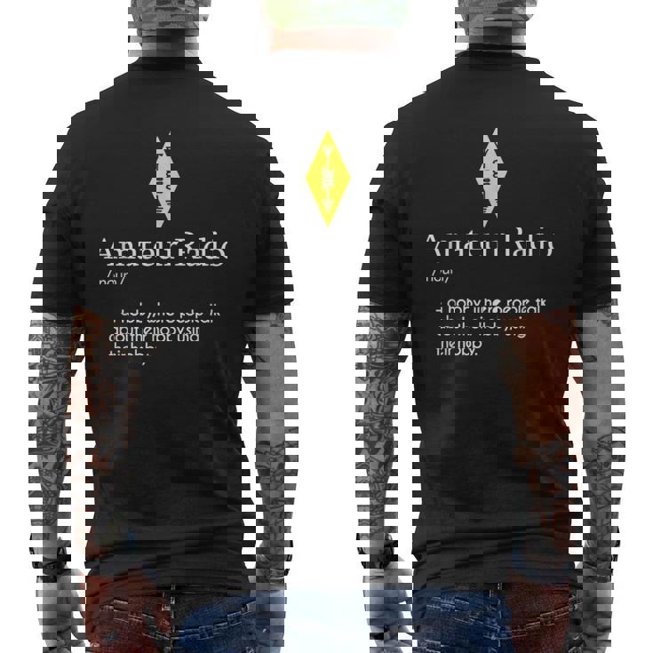 Ham Radio Operator I Ham Radio アマチュア無線機 メンズTシャツ バックプリント
