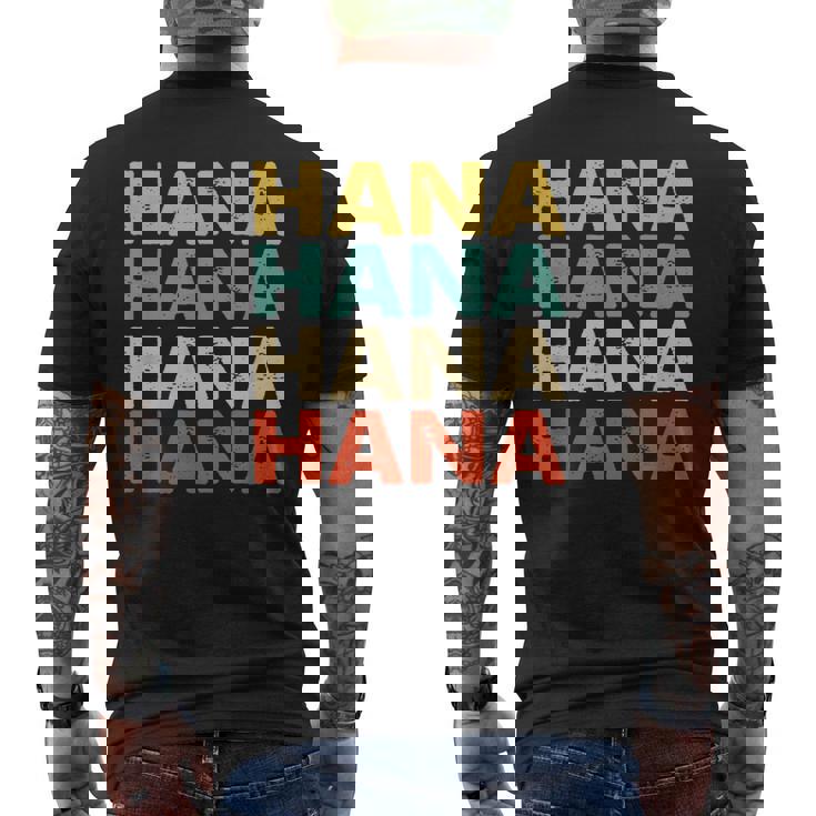 Hana 花 メンズTシャツ バックプリント