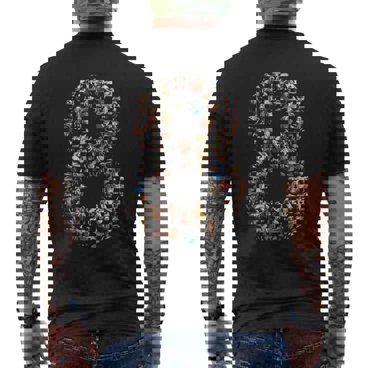 Happy 8Th Birthday 男の子 イタリアン ブレイン ミーム パーティー 面白い メンズTシャツ バックプリント