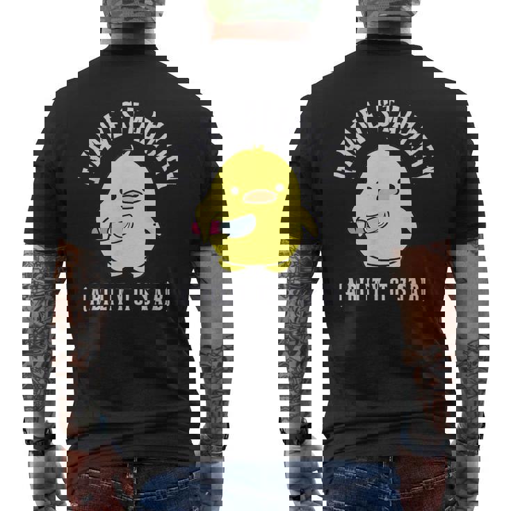 I Havetability Totab メンズTシャツ バックプリント