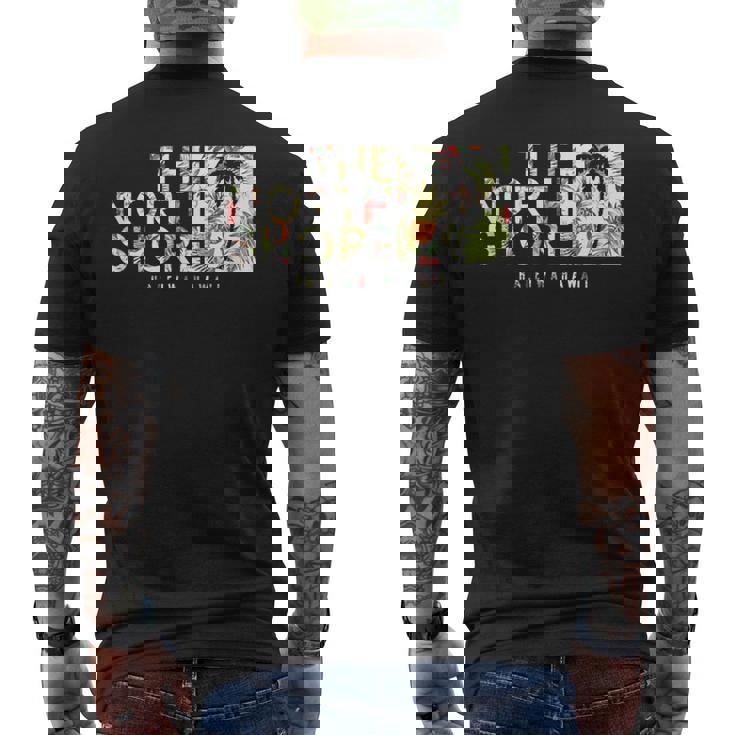 Hawaii The Northhore ハレイワヤシの木 メンズTシャツ バックプリント