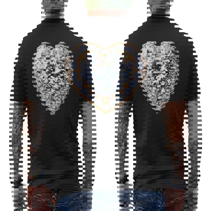 Heart Of Radiance ダイヤモンドエレガンスキラキラ メンズTシャツ バックプリント