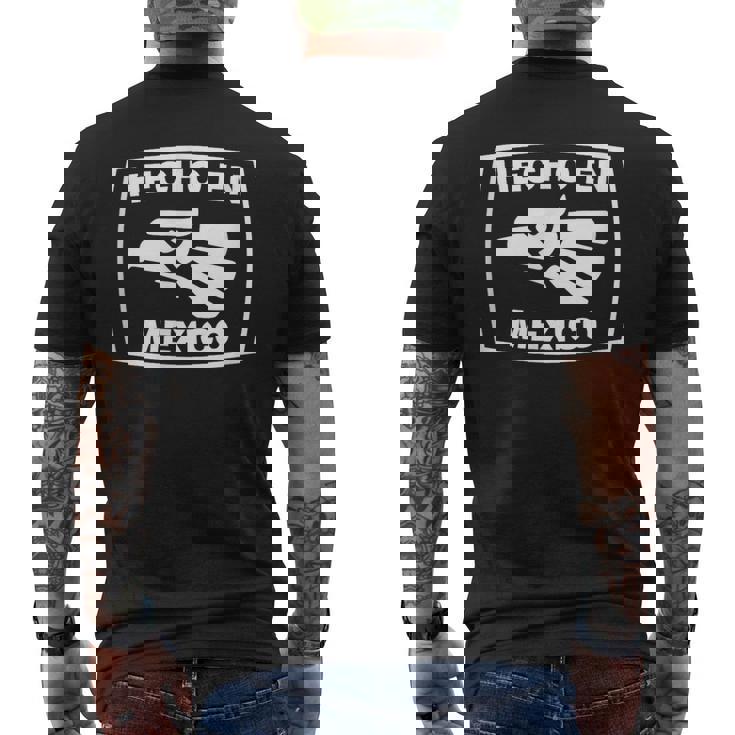 Hecho En Mexico メンズTシャツ バックプリント