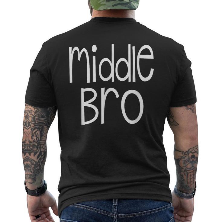 Hermano Medio Hermano Coincidencia Hermanos Familia Camiseta Hombre Estampado Espalda