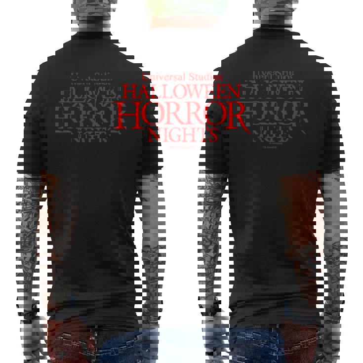 Hhn チャッキー ユニバーサル モンスター フロント&バック メンズTシャツ バックプリント