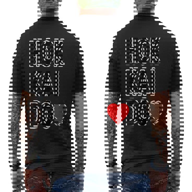 Hokkaido 北海道・ハート【I Love アイラブ】大きな文字【47都道府県】ジモtティ グッズ お土産 面白 メンズTシャツ バックプリント