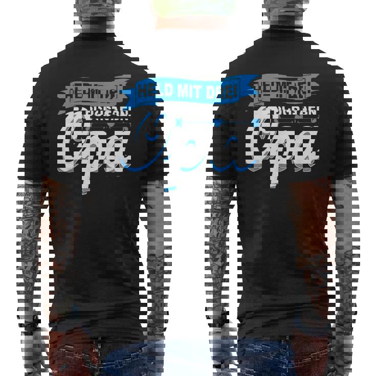 Hombre Abuelo Con Texto En Alemán Grandpapa Held Con Tres Letras Del Abuelo Camiseta Hombre Estampado Espalda