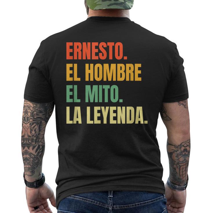 Hombre Nombre Ernesto Cumpleaños Regalo Años Divertido Decoración Camiseta Hombre Estampado Espalda