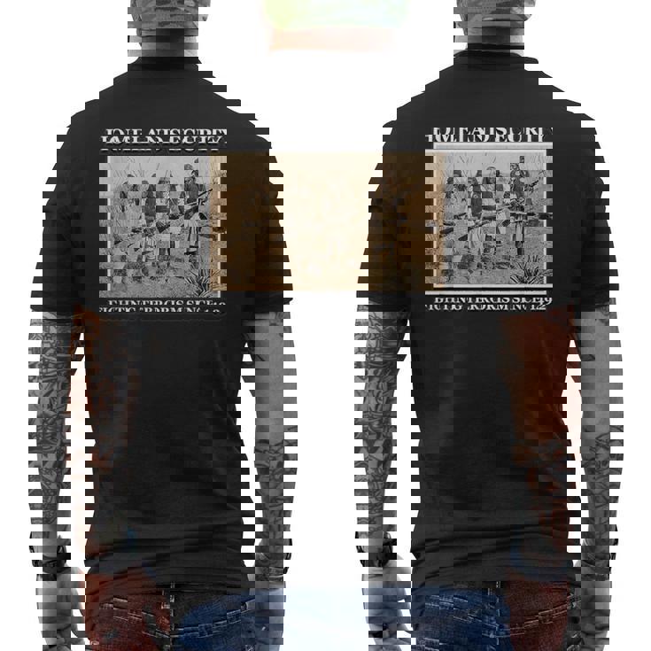 Homelandecurity Fighting Terrorismince 1492 メンズTシャツ バックプリント