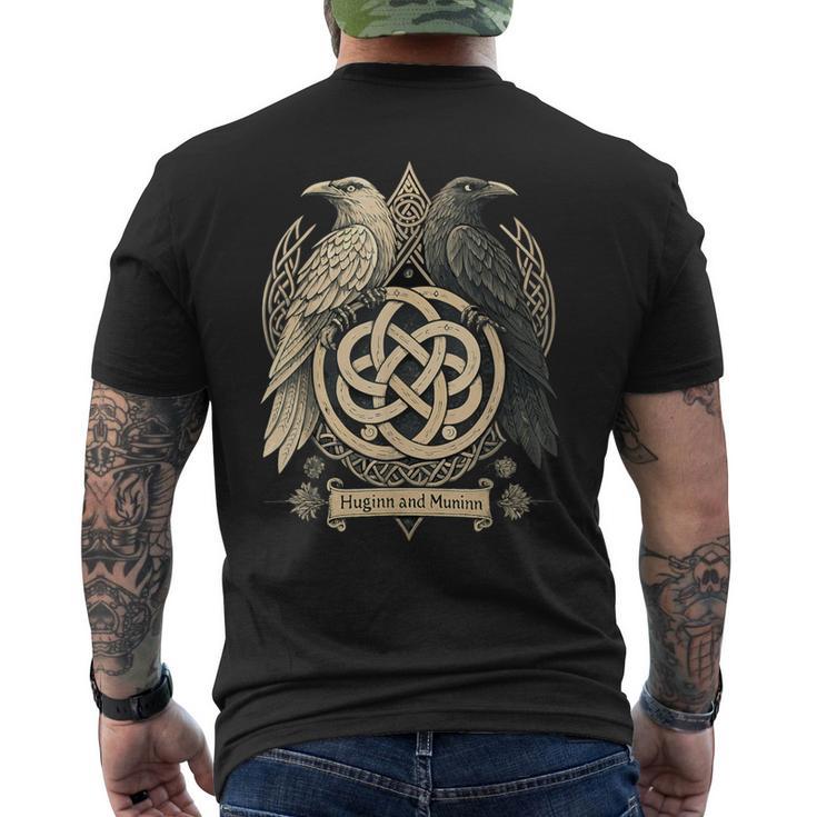 Maglietta Uomo Vichingo Con Corvo E Rune Celtiche – Mitologia Nordica – Stampata In Germania