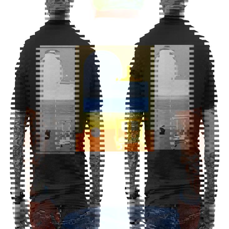 Human Condition Ii ルネ・マグリット作 シュルレアリスム メンズTシャツ バックプリント