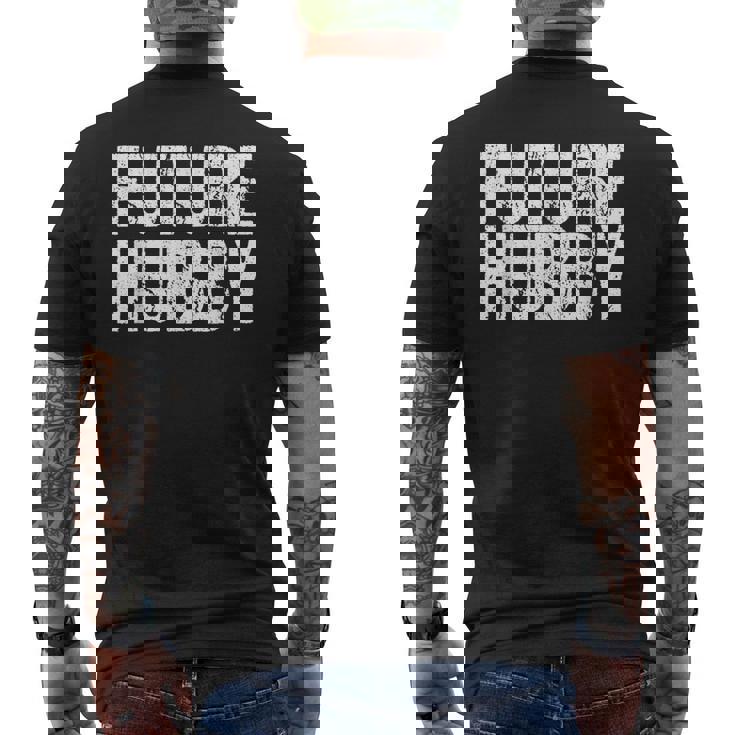 Husband To Be メンズTシャツ バックプリント