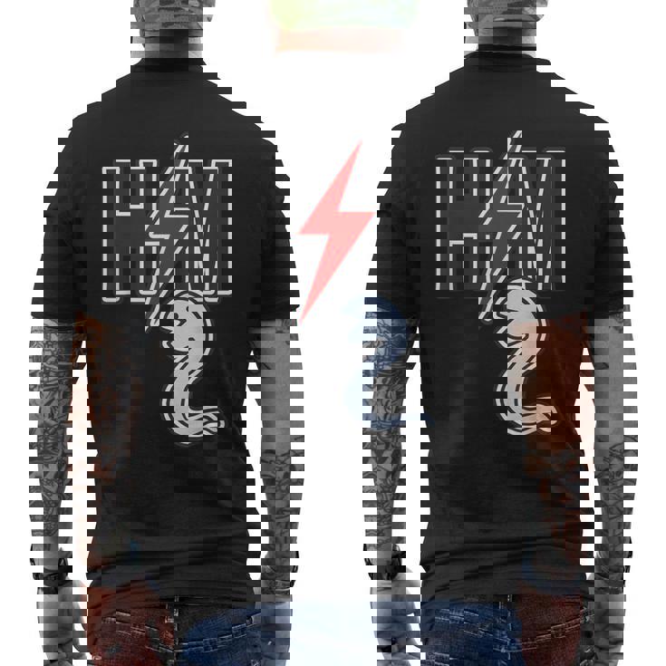 H／M ヘビーメタル《蛇 へび》巳年【どうぶつフレンズ】干支 十二支 2025 ゆるくて かわいい 動物 イラスト 面白 メンズTシャツ バックプリント