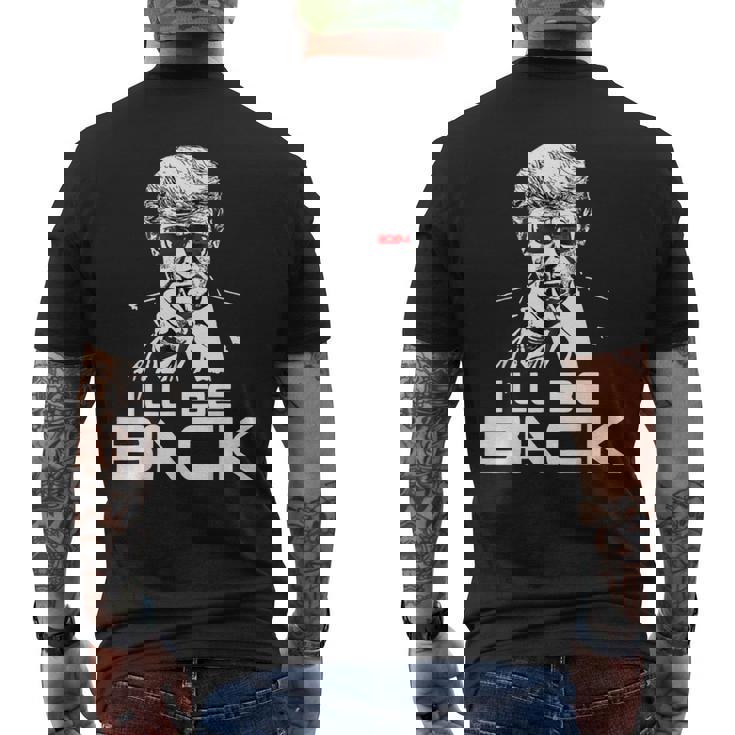 I'll Be Back 2024 ドナルド・トランプ 大統領用 おもしろサングラス メンズTシャツ バックプリント
