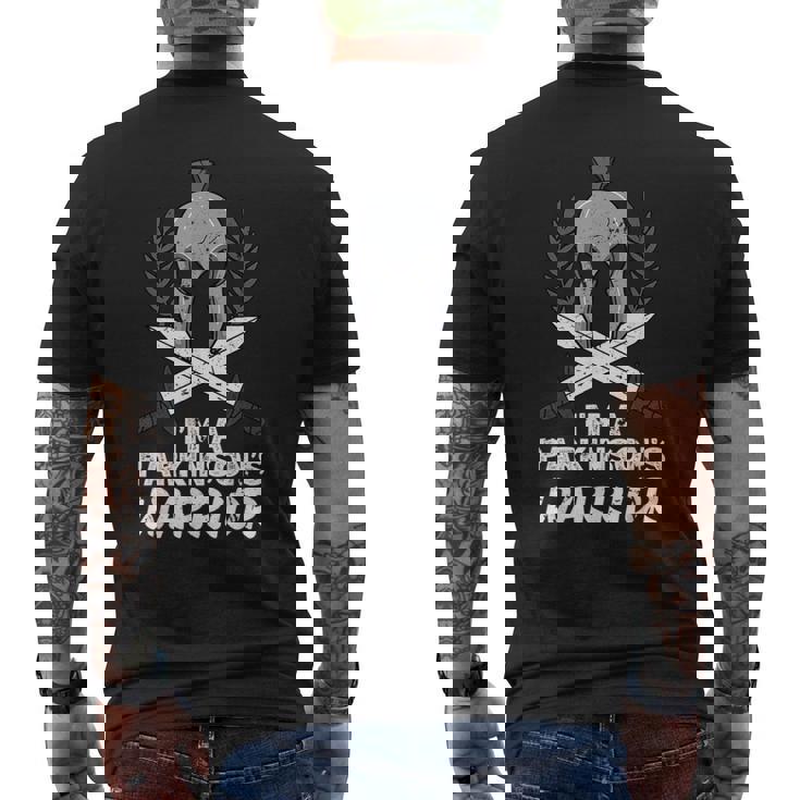 I'm A Parkinson's Warrior パーキンソン病啓発 メンズTシャツ バックプリント