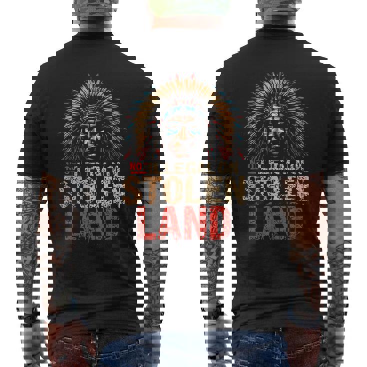 Indigenous Pride – Honoring Native History メンズTシャツ バックプリント