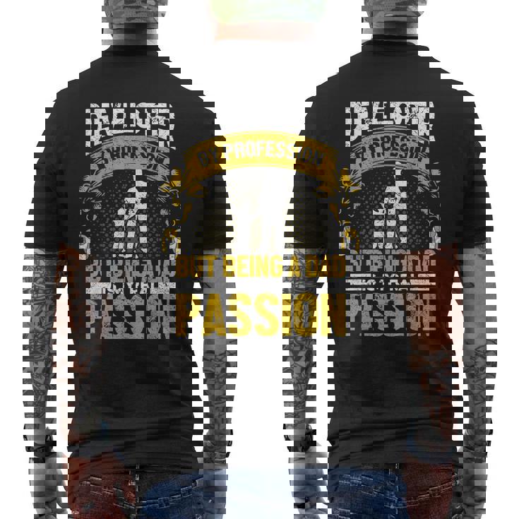 Informático Código Papa Padre Hacker Nerd Programador Camiseta Hombre Estampado Espalda