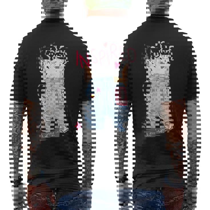 Be Inspired デニム レトロ I Choose Tohine ガールズ グラフィック メンズTシャツ バックプリント