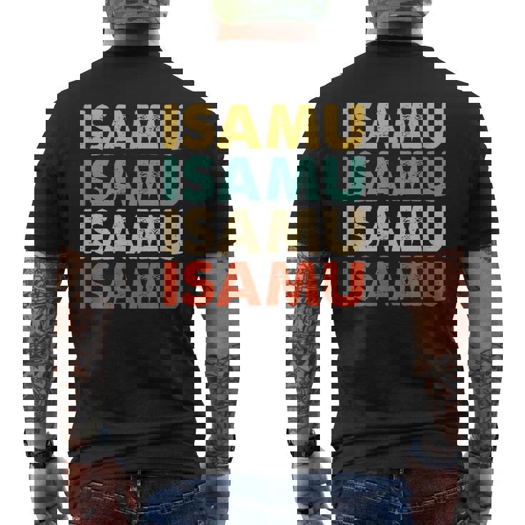 Isamu 勇 メンズTシャツ バックプリント