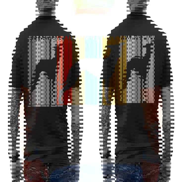 Italian Greyhound イタリアン・グレイハウンド メンズTシャツ バックプリント