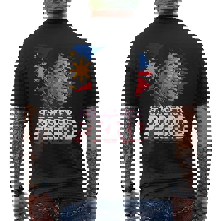 Itand For Prrd サポーター Digong Duterte フィリピン Du30 メンズTシャツ バックプリント