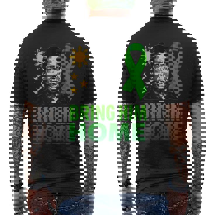 Itand With Duterte Prrd For The Filipino メンズTシャツ バックプリント