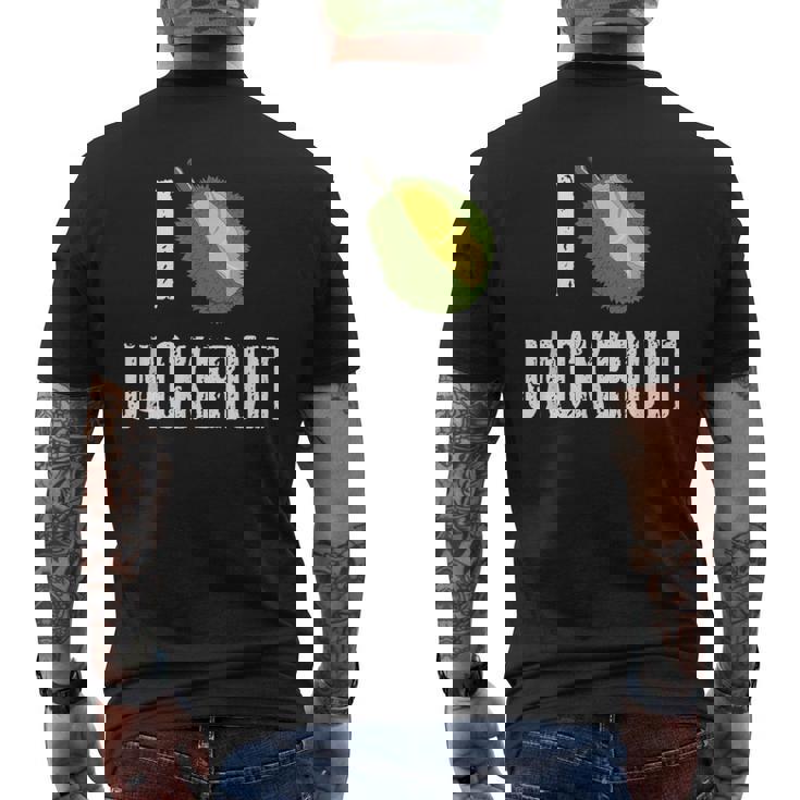 Jackfruit ビーガン ベジタリアン ジャック フルーツ 植物 フード ダイエット ケト メンズTシャツ バックプリント