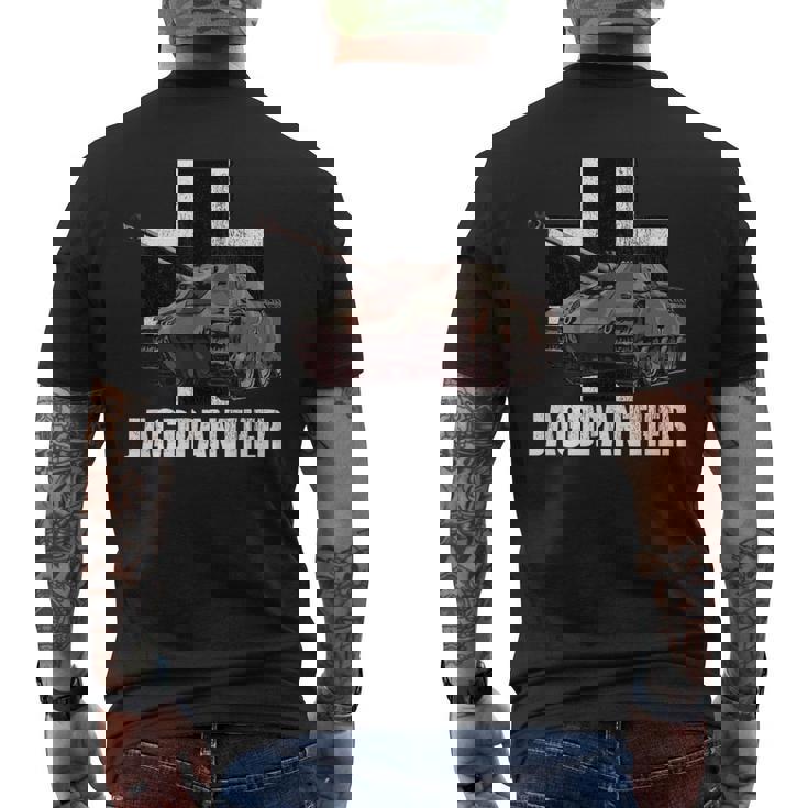 Jagdpanther ハンティング パンサー ドイツ戦車 デストロイヤー メンズTシャツ バックプリント