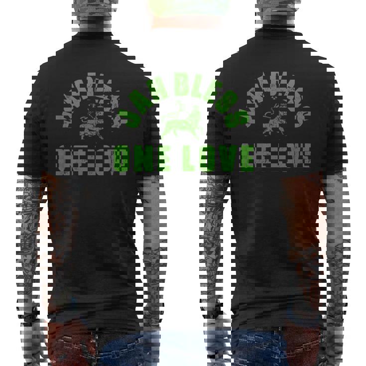 Jah Bless Reggae Music Lion Of Judah Jamaica レゲエ ダンスホール メンズTシャツ バックプリント