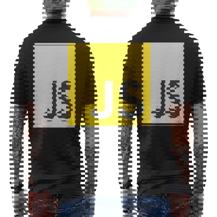 Javascript Js React AngularjsueJs NodeJs プログラマーオタク メンズTシャツ バックプリント