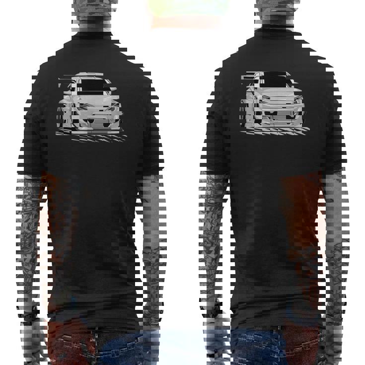 Jdm 86ドリフトスタンスイラストグラフィック。 メンズTシャツ バックプリント